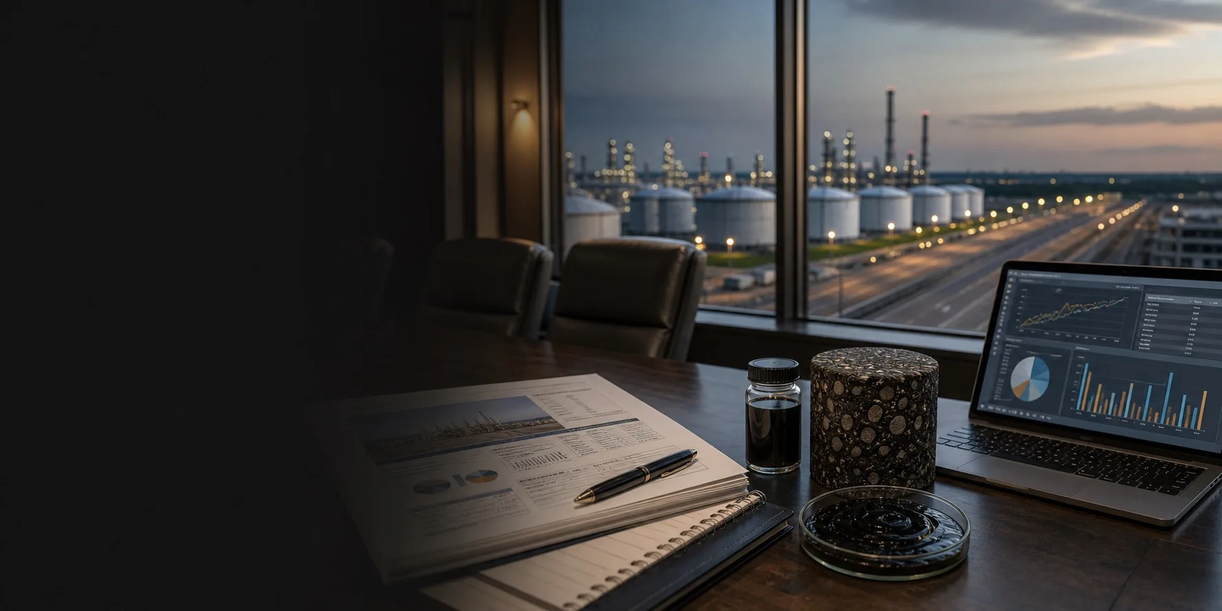 Executive decision support with technical information and business direction.